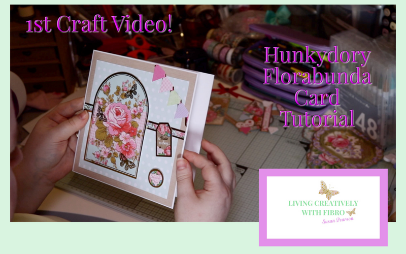 Living Creatively with Fibro | YouTube thumbnail for the Florabunda video with my site logo