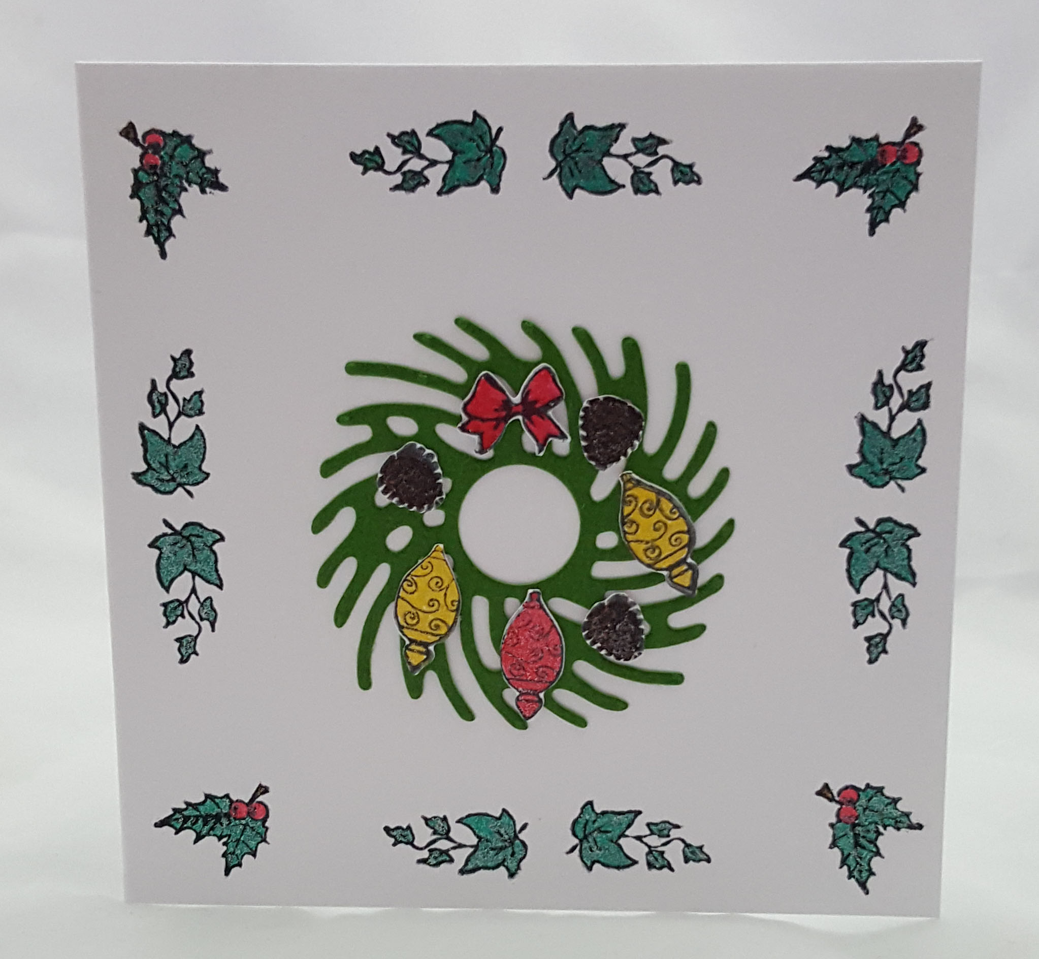 Build a Wreath Complete Card