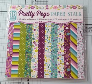 Living Creatively with Fibro | Pretty Pegs Paper Stack